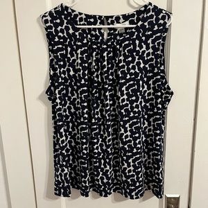 Women’s Plus Calvin Klein Suit Separates Sleeveless Blouse